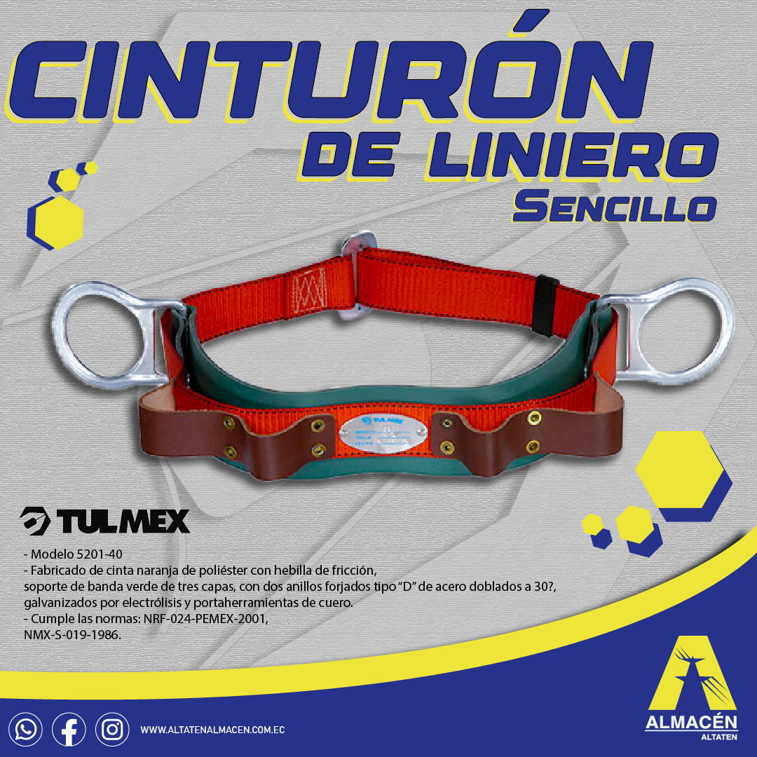 Cinturon de Liniero