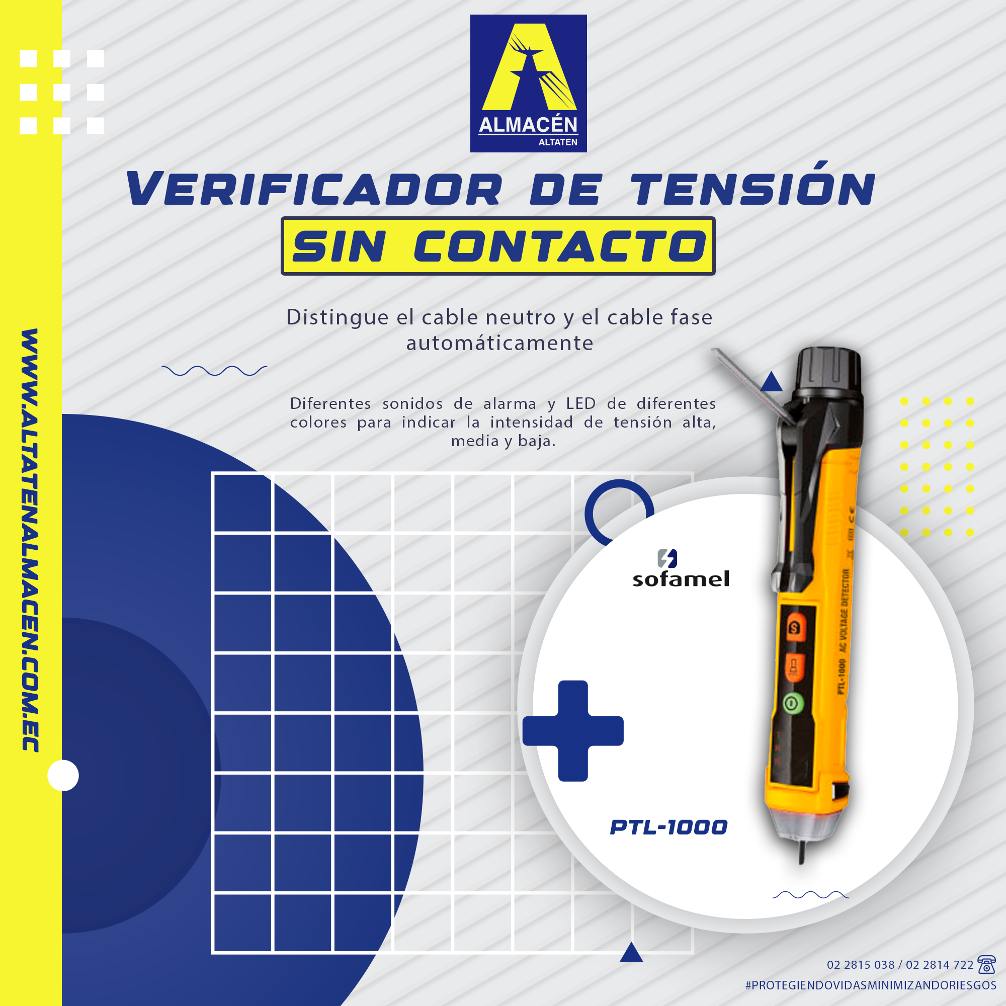 Verificador de tensión sin contacto