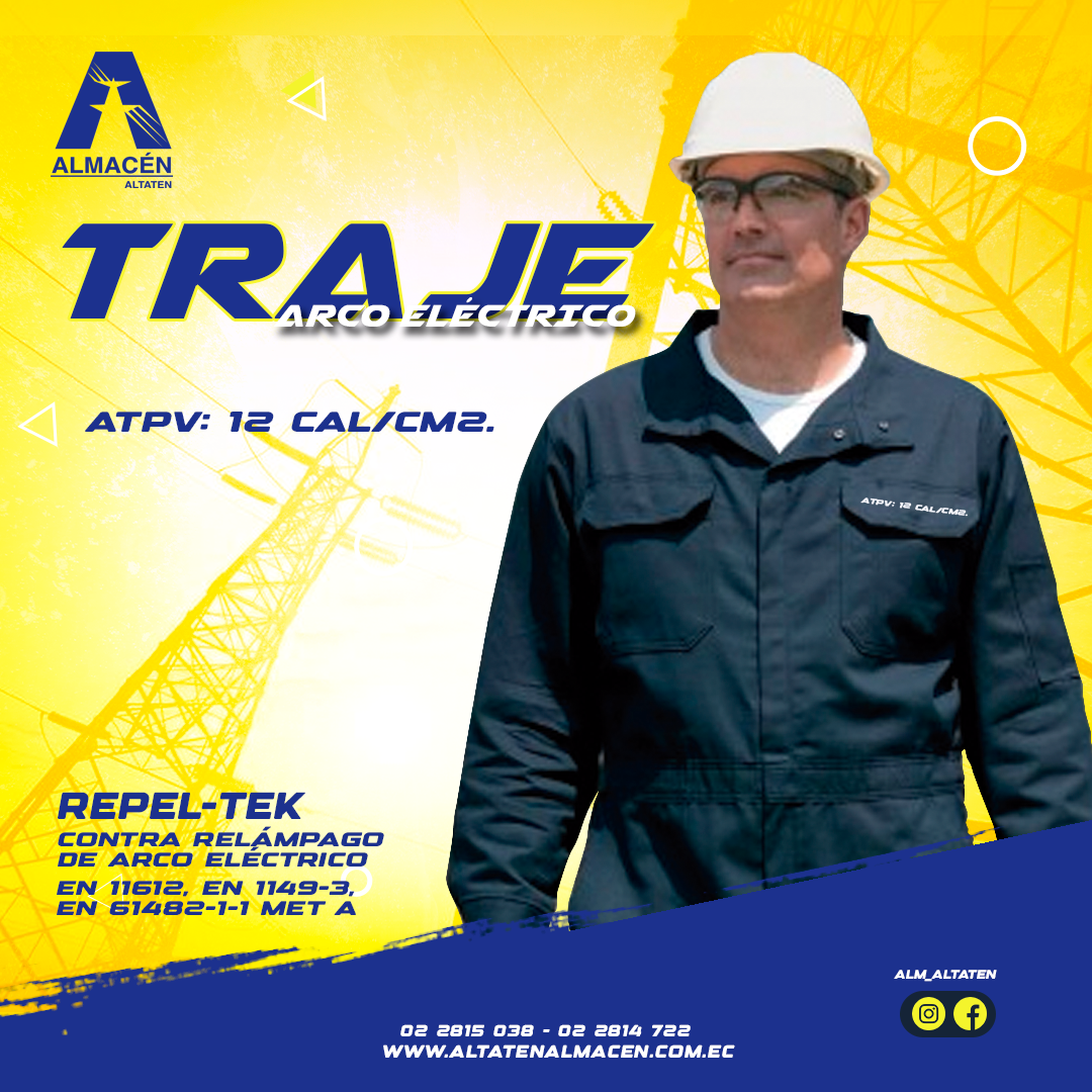 TRAJES ARCO ELECTRICO REPEL-TEK