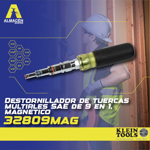 Destornillador de tuercas múltiples