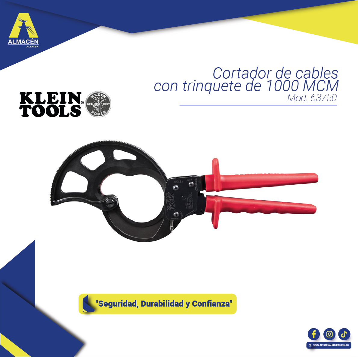 CORTACABLE 63750 T/RACHA MCM KLEIN